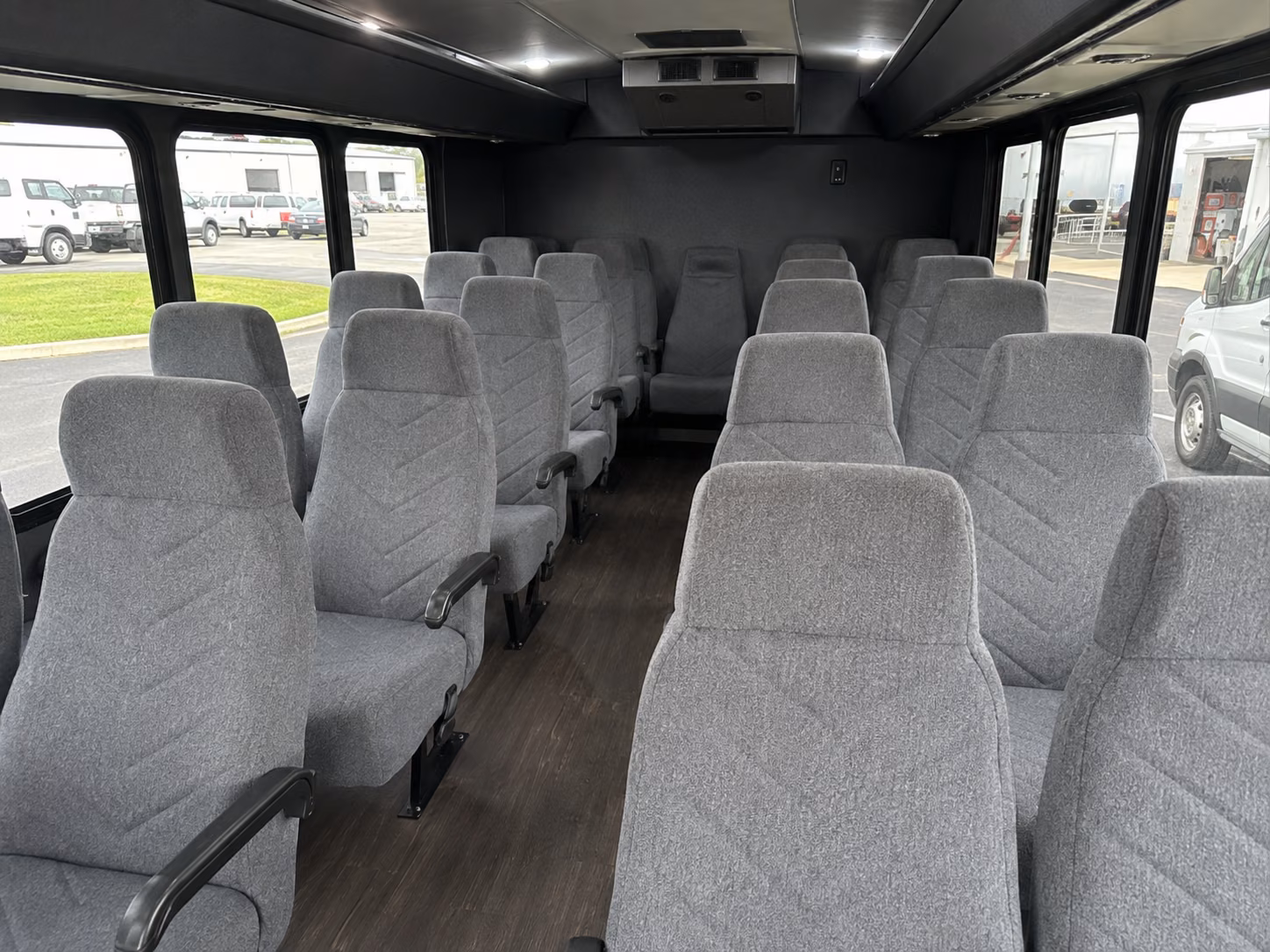 killeen 18 passenger minibus inside