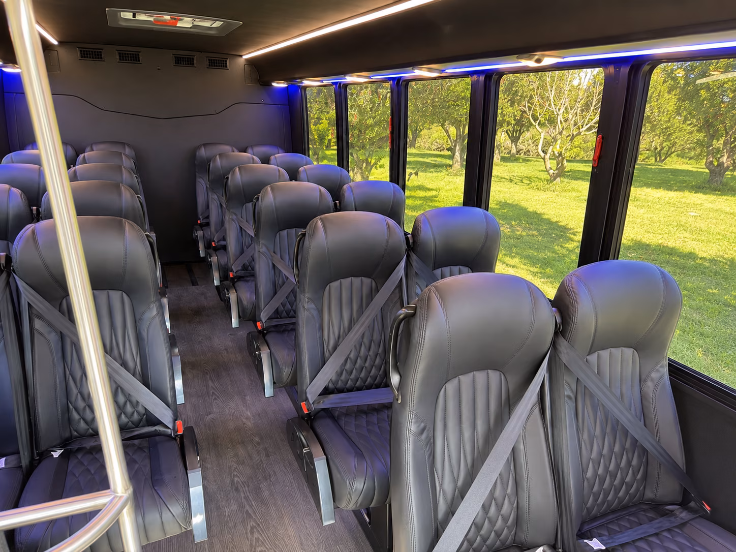 killeen 20 passenger minibus interior