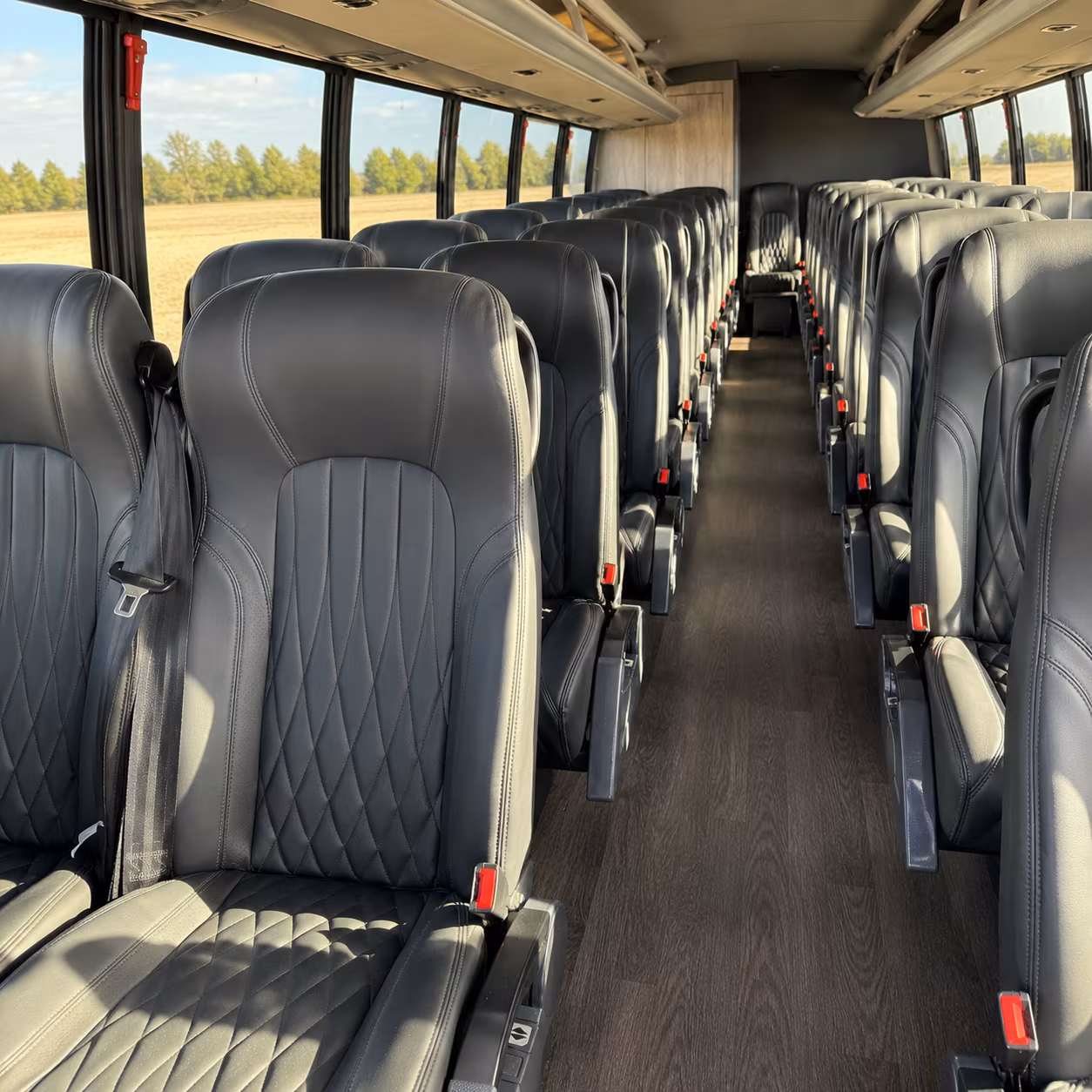 killeen 25 passenger minibus inside