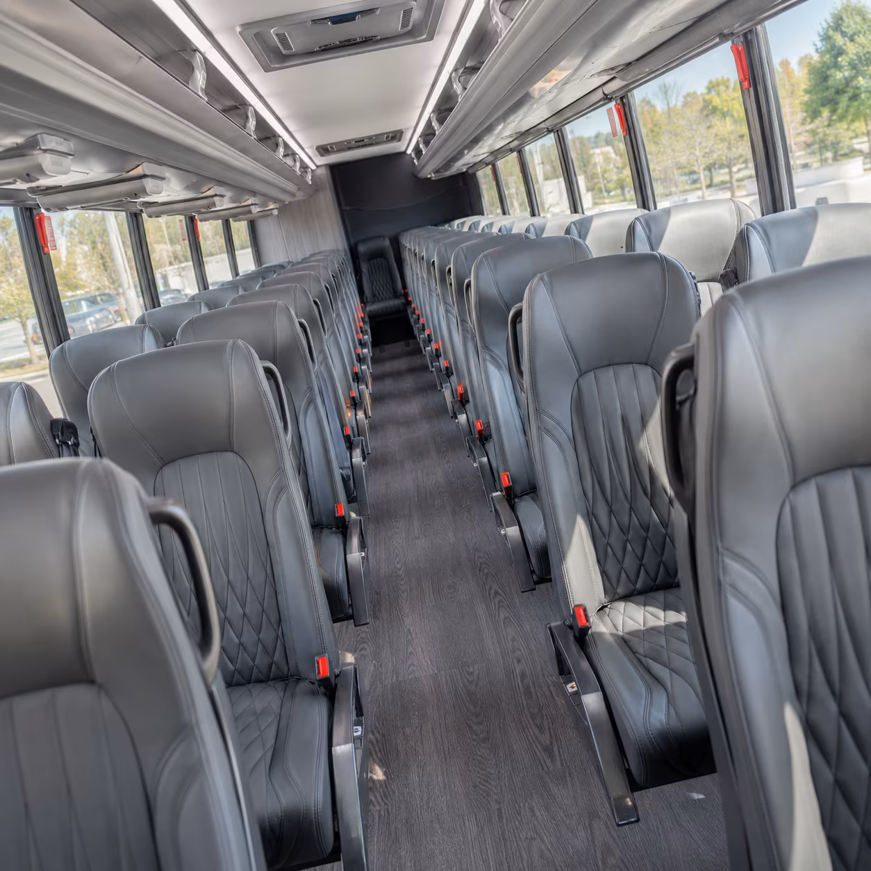 killeen 25 passenger minibus interior