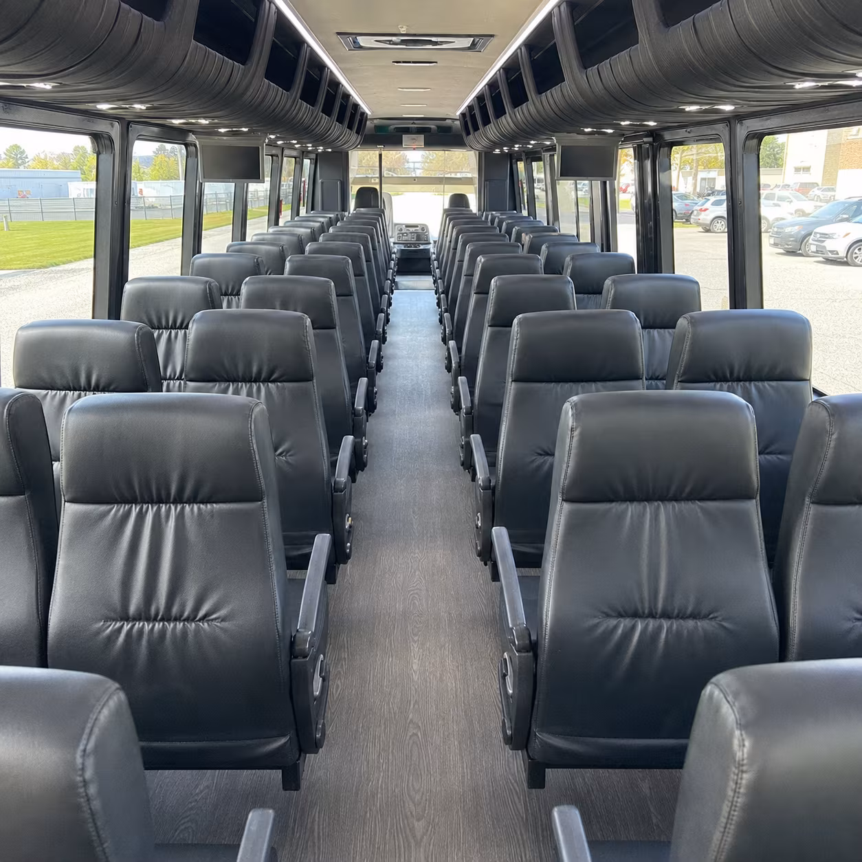 killeen 28 passenger minibus inside