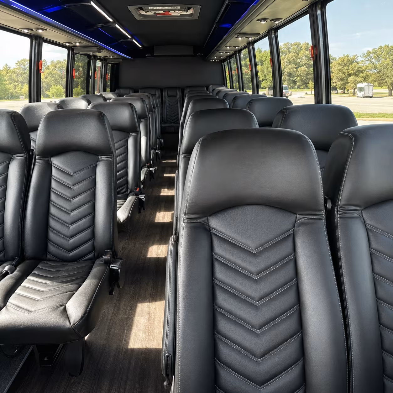 killeen 30 passenger minibus inside
