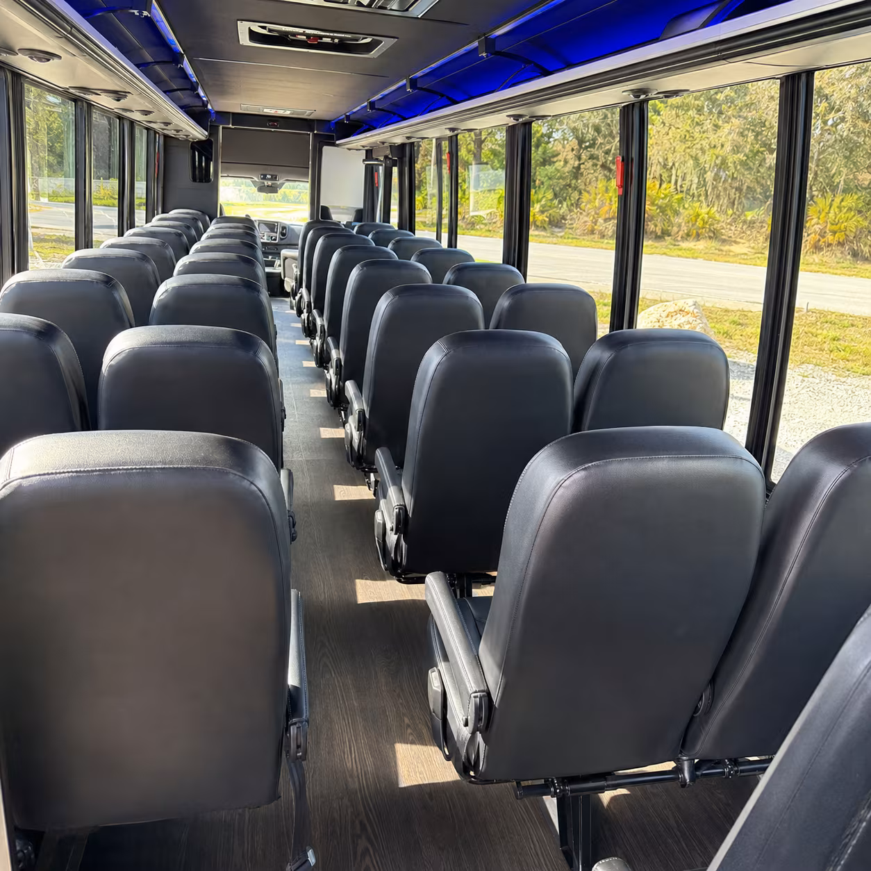 killeen 30 passenger minibus interior