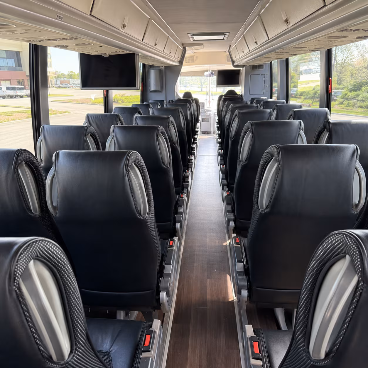 killeen 56 passenger charter bus inside