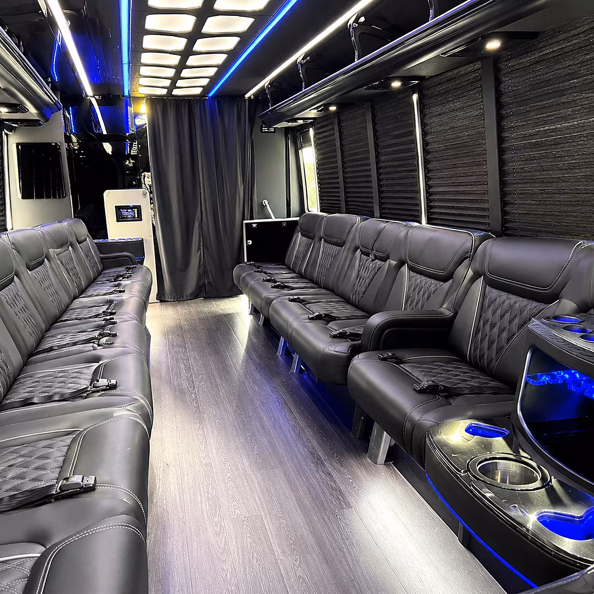 killeen party bus interior